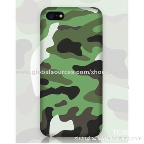 Camo IMD PC printing case for iPhone 5/5S, customized design are welcome